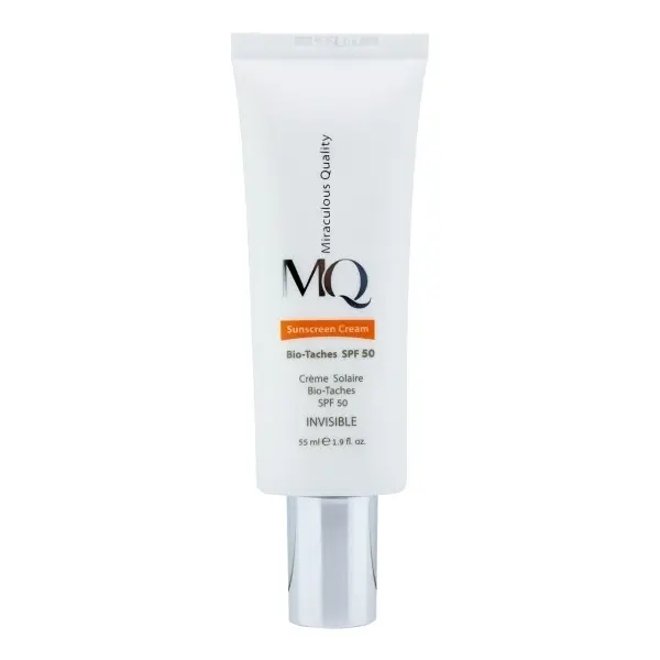 کرم ضد آفتاب و ضد لک SPF 50 ام کیو MQ مدل بایوتچ - بی رنگ