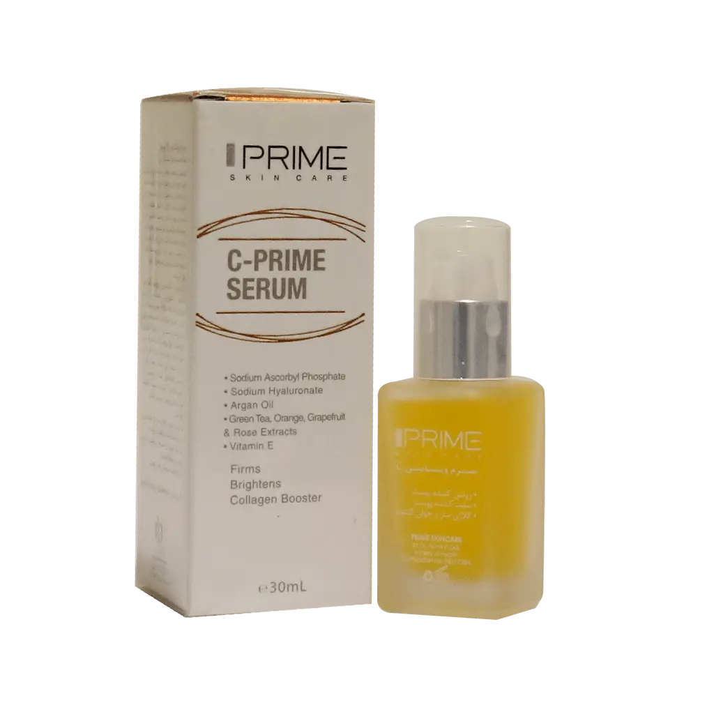 پرایم سرم سفت‌کننده و روشن‌کننده صورت و گردن – ۳۰ میلی‌لیتر