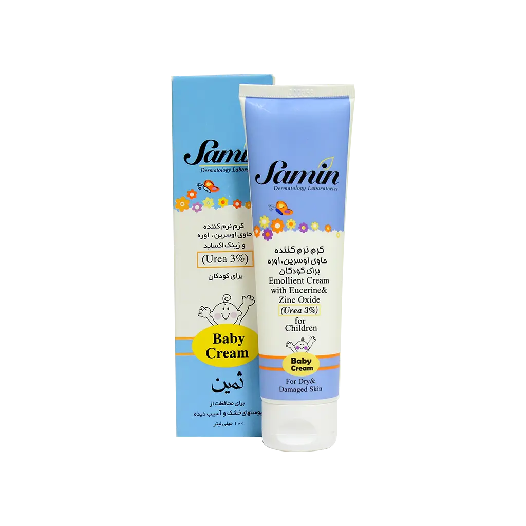 کرم نرم‌کننده ثمین ۳٪ مخصوص کودکان – 100میلی‌لیتر